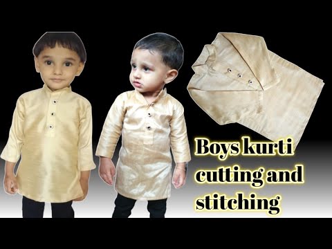 8 to 9 years baby girl kurti cutting and stitching in Telugu/top/ kurti/dress  making easy method - YouTube