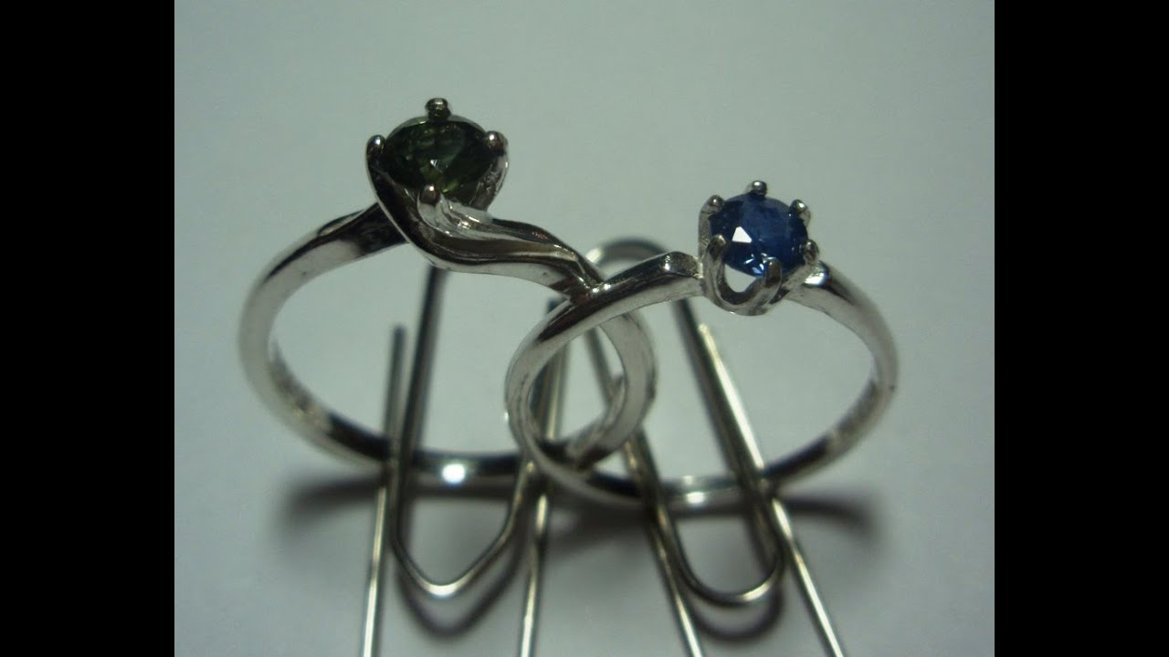 Setting Sapphires in rings #28