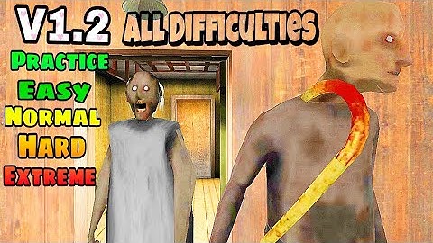 Testing Out All Difficulties In Granny Chapter Two Version 1.2