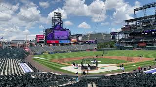 Walk into Denver's magnificent Coors Field!