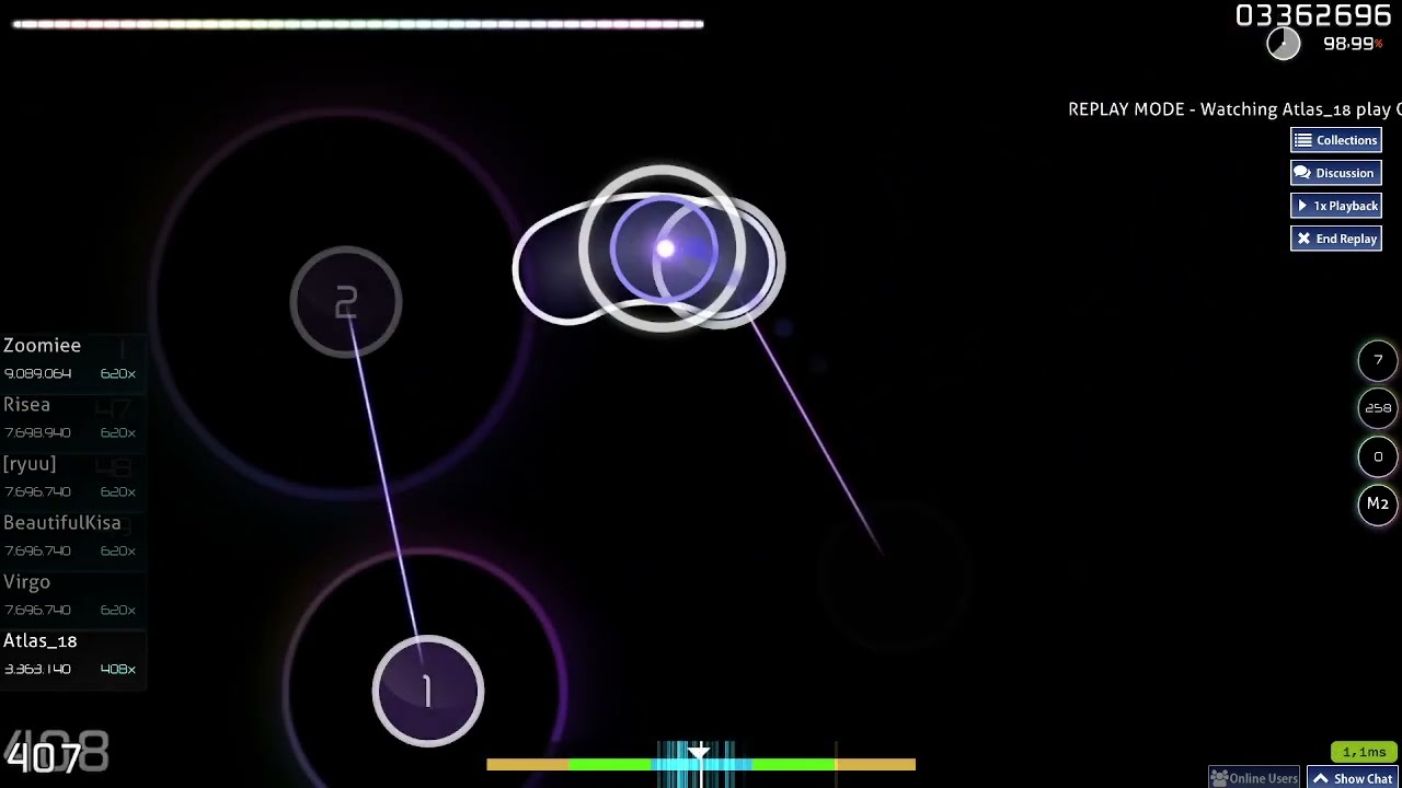 Osu ONE OK ROCK The Beginning (S rank 97,19%, 5,13 Stars)