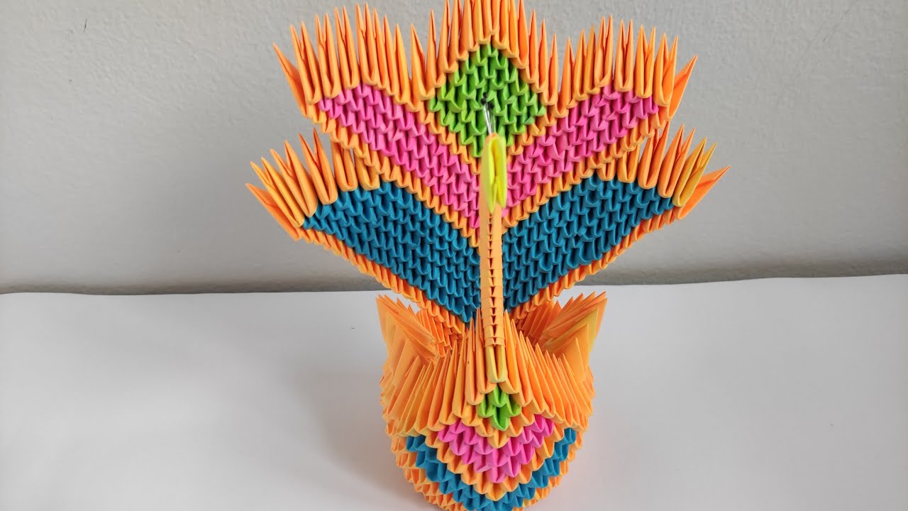 3d origami kuğu YouTube