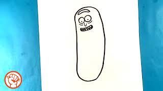 How to Draw Rick and Morty - Pickle Rick - Easy Drawing Lesson