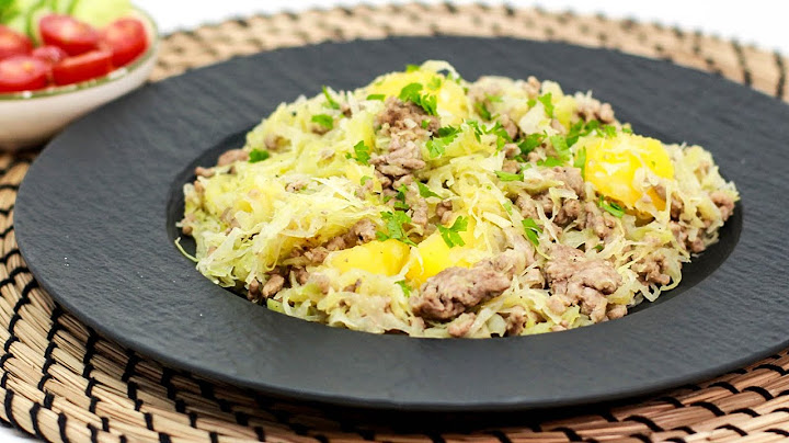 SPITZKOHL-PFANNE mit Hackfleisch - schnelles Feierabendgericht oder leckeres Mittagessen