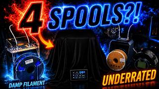 Chitu E1 Filament Dryer Review — 4 Spools, Dual Chambers & Smart Drying