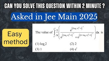 JEE Main 2025 Mathematics | Definite Integration Question | 23 Jan 2025 Shift | Complete Solution
