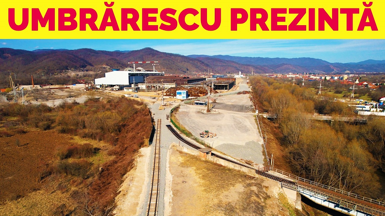 UMBRĂRESCU extinde CALEA FERATĂ! O nouă LINIE DE MANEVRĂ la UMB STEEL Oțelu Roșu!