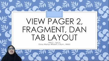 ViewPager2, Fragment & TabLayout