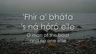 Fear a' Bháta  LYRICS + Translation