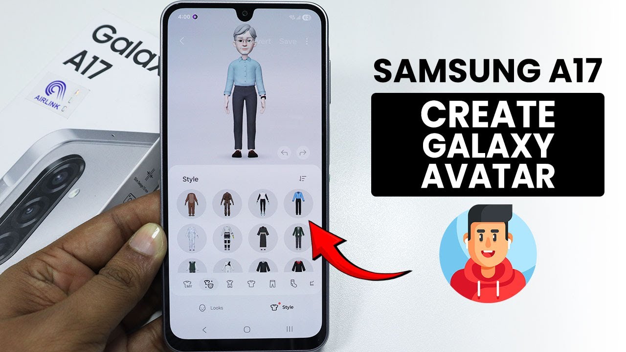 How to Create Galaxy Avatar on Samsung A17 - Make Galaxy Avatar - YouTube