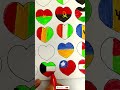 Drawing The Flag Of Ukraine  and   Kuwait 🇰🇼#kuwait #iraq #iran #palestine #indonesia #algerie