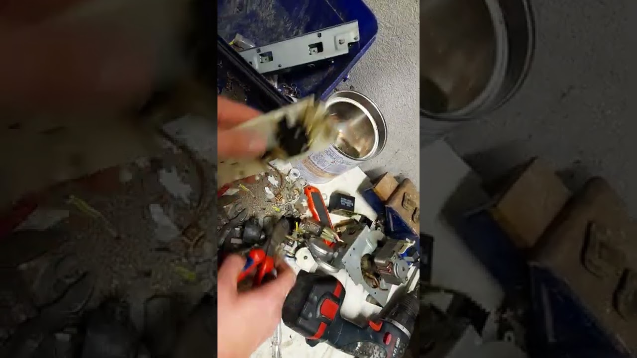 scraping out small bits copper brass wire in Ireland