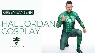 #Takerlama Hal Jordan Green Lantern Cosplay Costume Superhero 3D Print Jumpsuit Kids Adult Takerlama