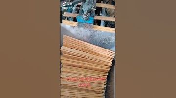 Bamboo chopstick manufacturing machine