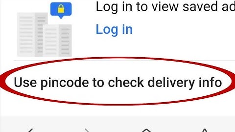 use pincode to check delivery info flipkart | use pincode to check delivery info ka matlab kya hota