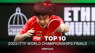 Top 10 Points from 2023 ITTF World Championships Finals Durban | Presented by DHS