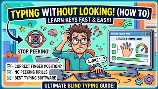 Learn to Type Without Looking (Fast & Easy Tutorial) screenshot 3