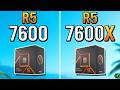 R5 7600 vs R5 7600X  -  Does The X Make A Big Difference?