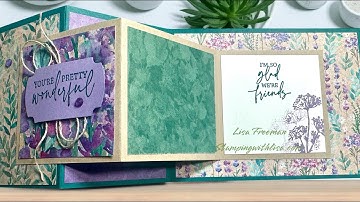Double Z Fun Fold Card! Super Easy!