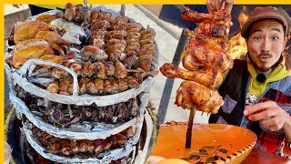 Insane Street Food Tour in Oasis Town ?? Meet Tunisian Barbecue Master + Crazy Sea Food Party