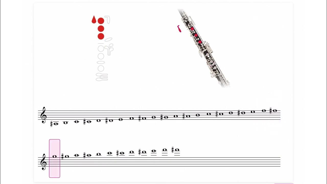 Oboe Fingering Chart - Interactive Tool by Tomplay - YouTube