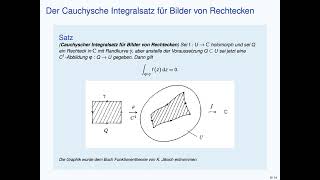 55 Funktionentheorie Cauchyscher Integralsatz