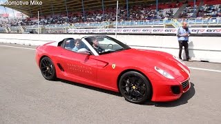 This time i filmed a rare ferreri 599 sa aperta. it's convertible with
the power and sound of gto. only 80 pieces were made model. my gear:
s...