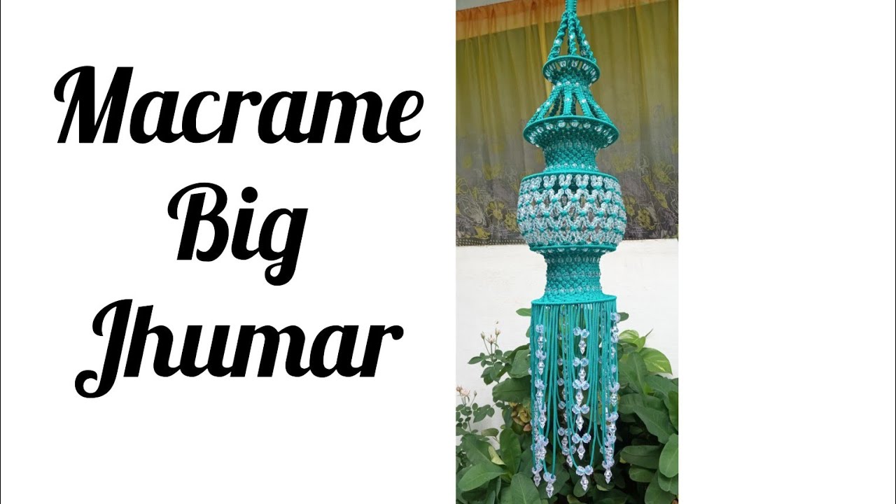 बड़ा माइक्रम झूमर How to make a jhumar l biggest jhumar l latest jhumar #thepriyaart176 #diy #yt