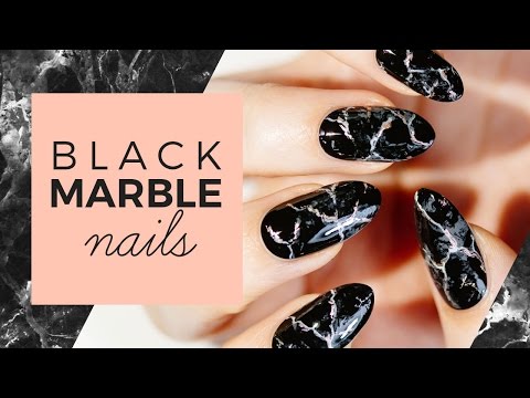 Pink And Black Marble Nail Sculpted Acrylic Nail Tutorial Marble Nail Tutorial Nails Ainsley Journal