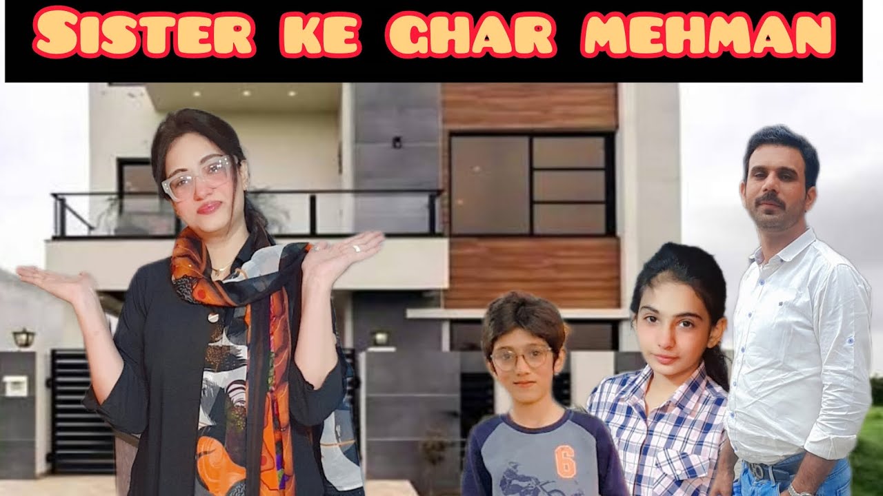 Hum gaye apni baji ke ghar🤩🤩||khana boht mazedar tha|| 