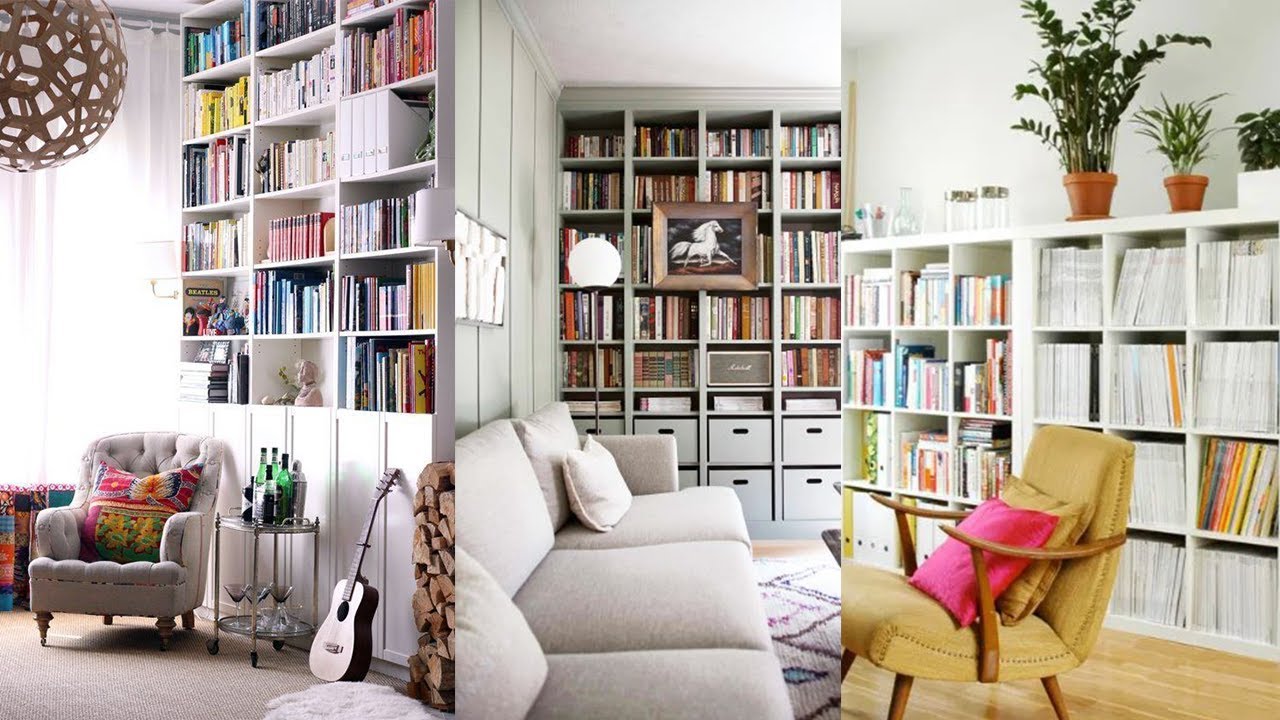 35 Billy Bookcase IKEA Ideas | Billy Bookcase Hacks - YouTube