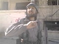 كلمة لأحد الثوار بعد اصابته