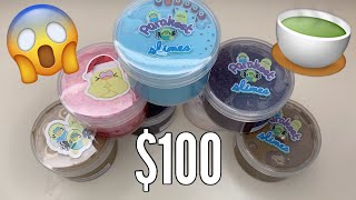 $100 BRUTALLY HONEST SLIME REVIEW?! (ft PARAKEETSLIMES - Part 2)