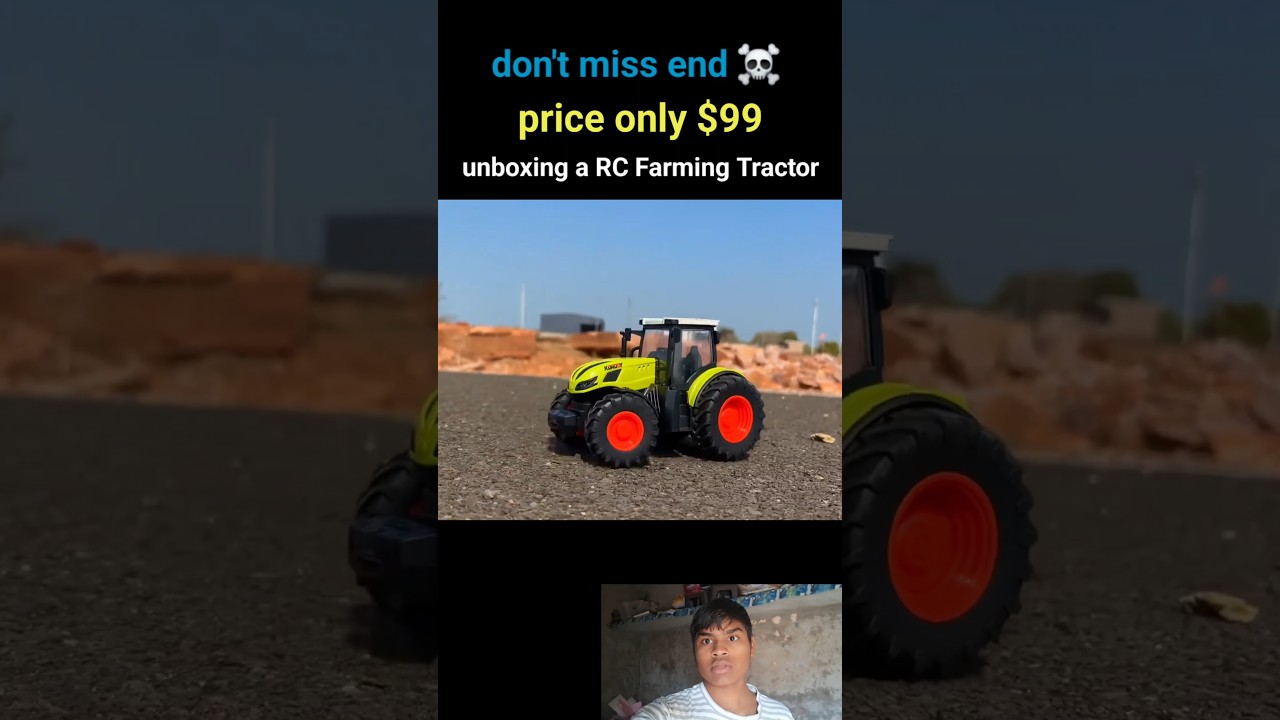 unboxing a RC Farming Tractor 