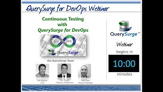 QuerySurge for DevOps webinar