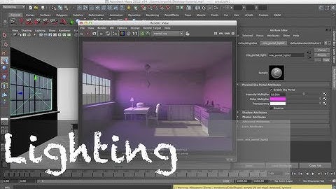 Maya Lighting Tutorial: Portal Light