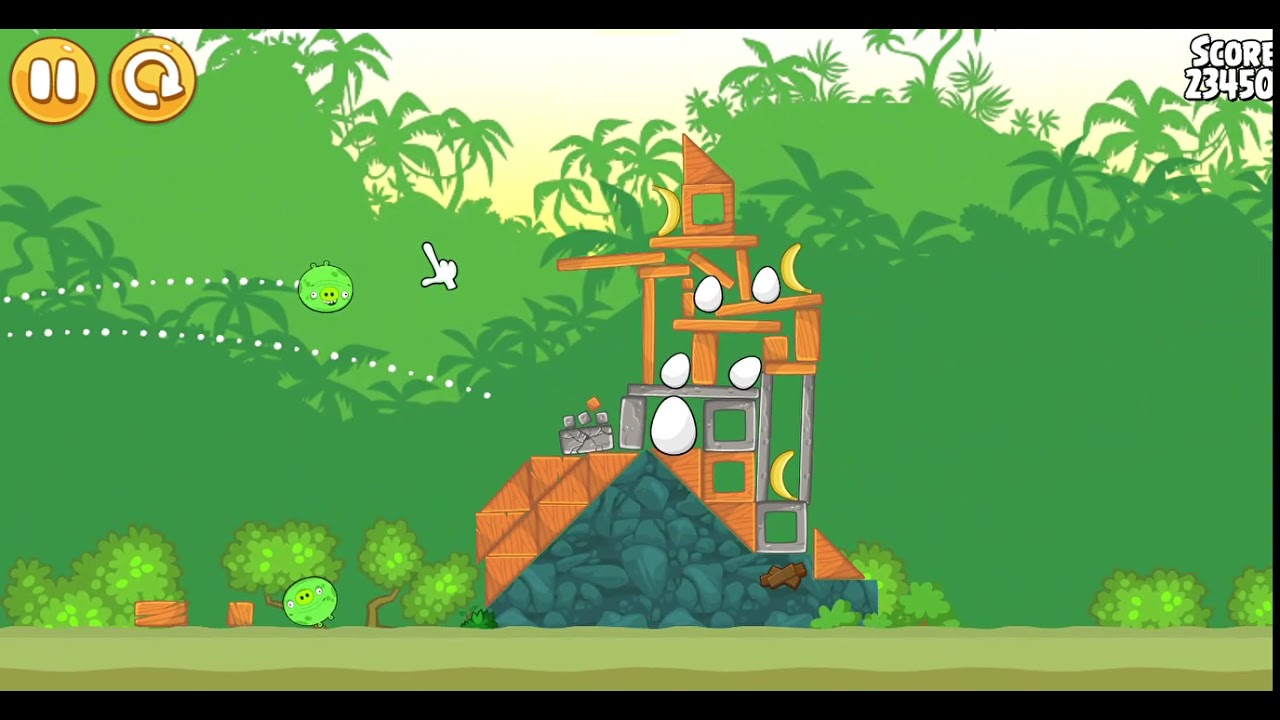 Angry Birds Power Trouble Yolk & Pork Gameplay All Levels