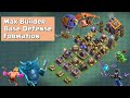 Max Builder Base Defense Formation vs All Max Troops - Clash of Clans