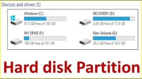 How To Partition Your HDD or SSD, step by step tutorial