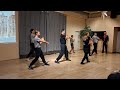 Wing tsun kung fu formagyakorlat - lassításokkal - Újbudán a Montázs aulájában egy kung-fu bemutatón