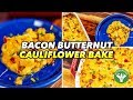Low Carb Bacon Butternut Cauliflower Bake