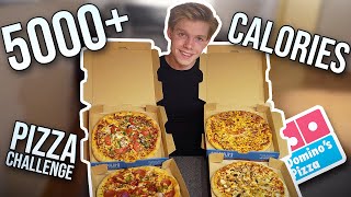 INSANE PIZZA CHALLENGE (5000+ KCAL) | EPIC CHEATDAY
