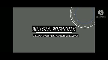 Interpolasi Polinomial Lagrange