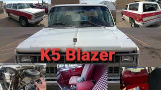 1982 K5 Blazer V8 All original 1982 Chevrolet Blazer K5