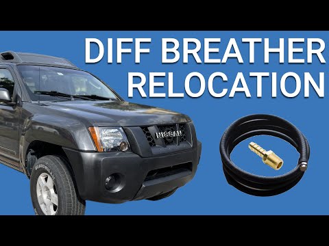 How To Install Diff Breather Relocation Mod On A Nissan Xterra