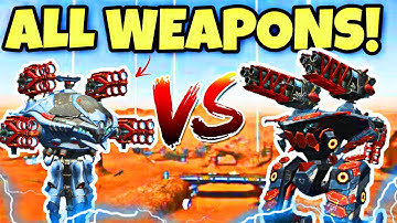 🔥NEW TITAN NODENS VS AO MING COMPARISON WITH ALL WEAPONS || War Robots Test Server ||