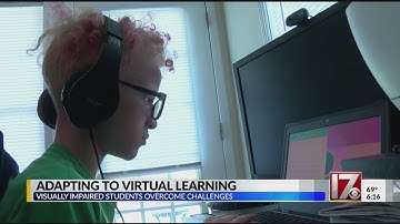 Local visually impaired students finding ways to adjust to virtual learning