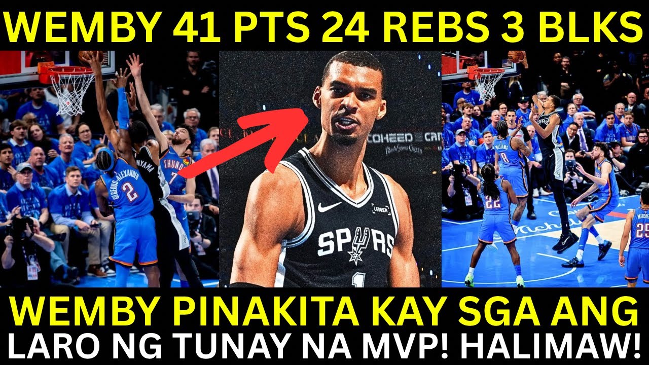 Wemby PINAKITA kay SGA ang Tunay na MVP! | Depensa ni Chet BALEWALA sa Alien!