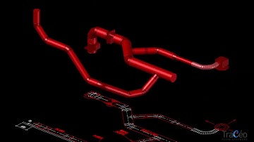 AUTOFLUID 10 tutorial: AUTOBIM3D - Creating 3D HVAC and plumbing networks for a BIM model