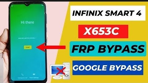 Infinix Smart 4 FRP Bypass 2024 Infinix X653C FRP Lock Remove Google Account Bypass Android 9